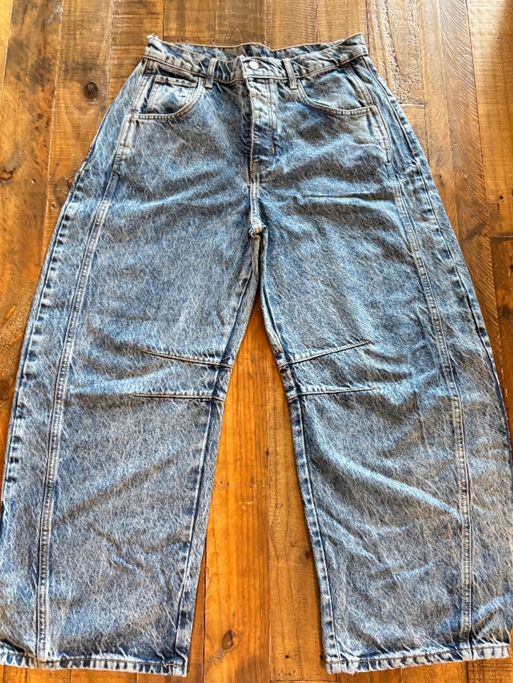 Free People Light extreme barrel Jeans